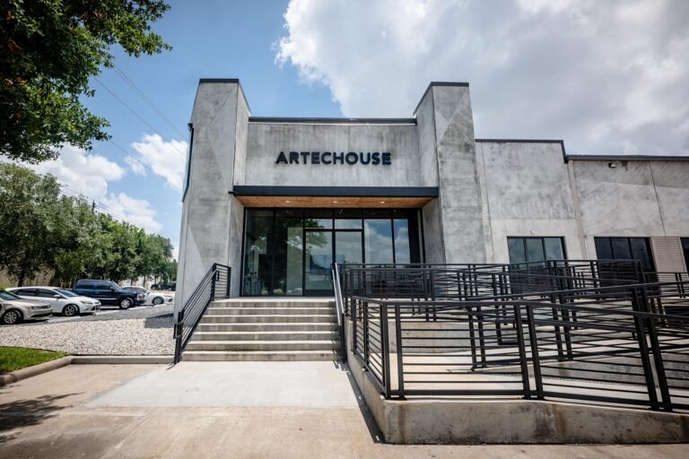 Exterior entrance to ARTECHOUSE Houston